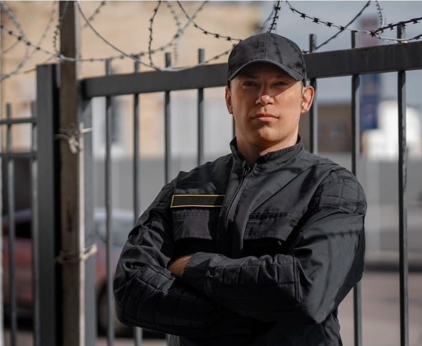 Imagem de um segurança patrimonial